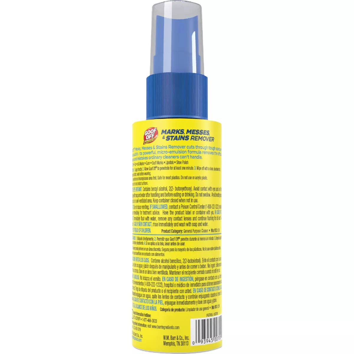 Goof Off 4 Oz. Household Heavy Duty Remover For Spots, Stains, Marks, & Messes