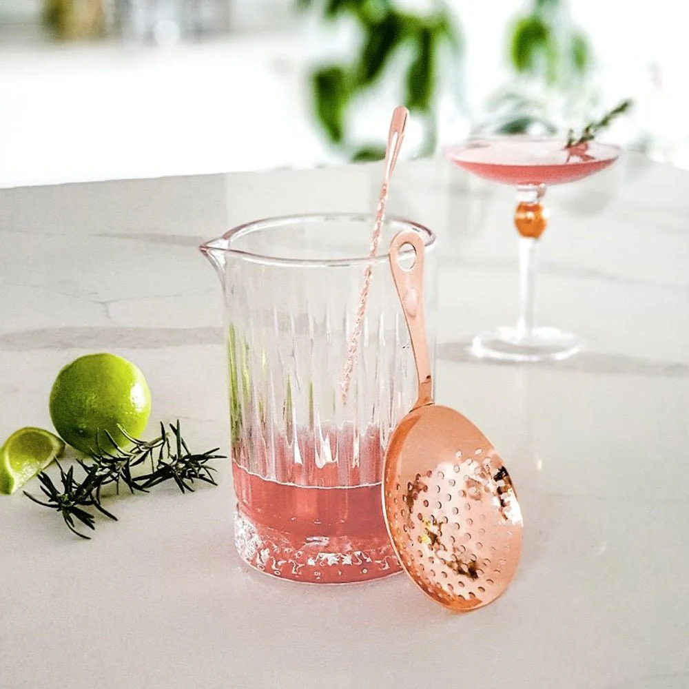 Copper & Glass Mixology Set