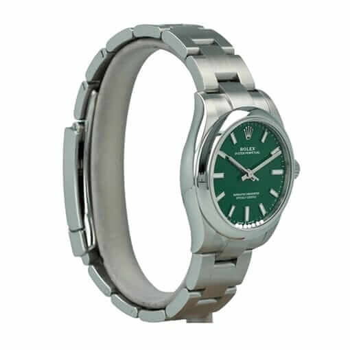 Rolex Oyster Perpetual 277200 Green Dial Replica - Elite Watch Atelier
