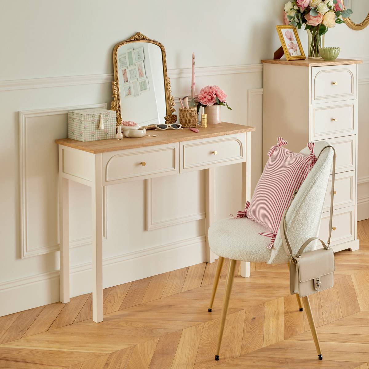 Cushion "Rose Flower" Pink, 40x40 cm