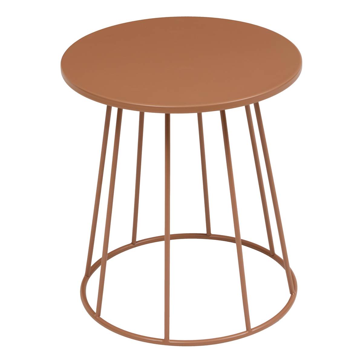 Side Table "Latte" Brown, &Oslash; 38 cm