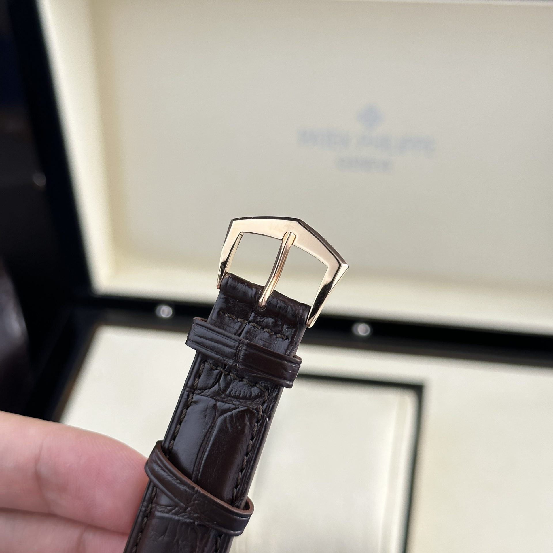 Patek Philippe Replica Watches Calatrava 5227R Leather Strap 3K Factory 39mm - Top club