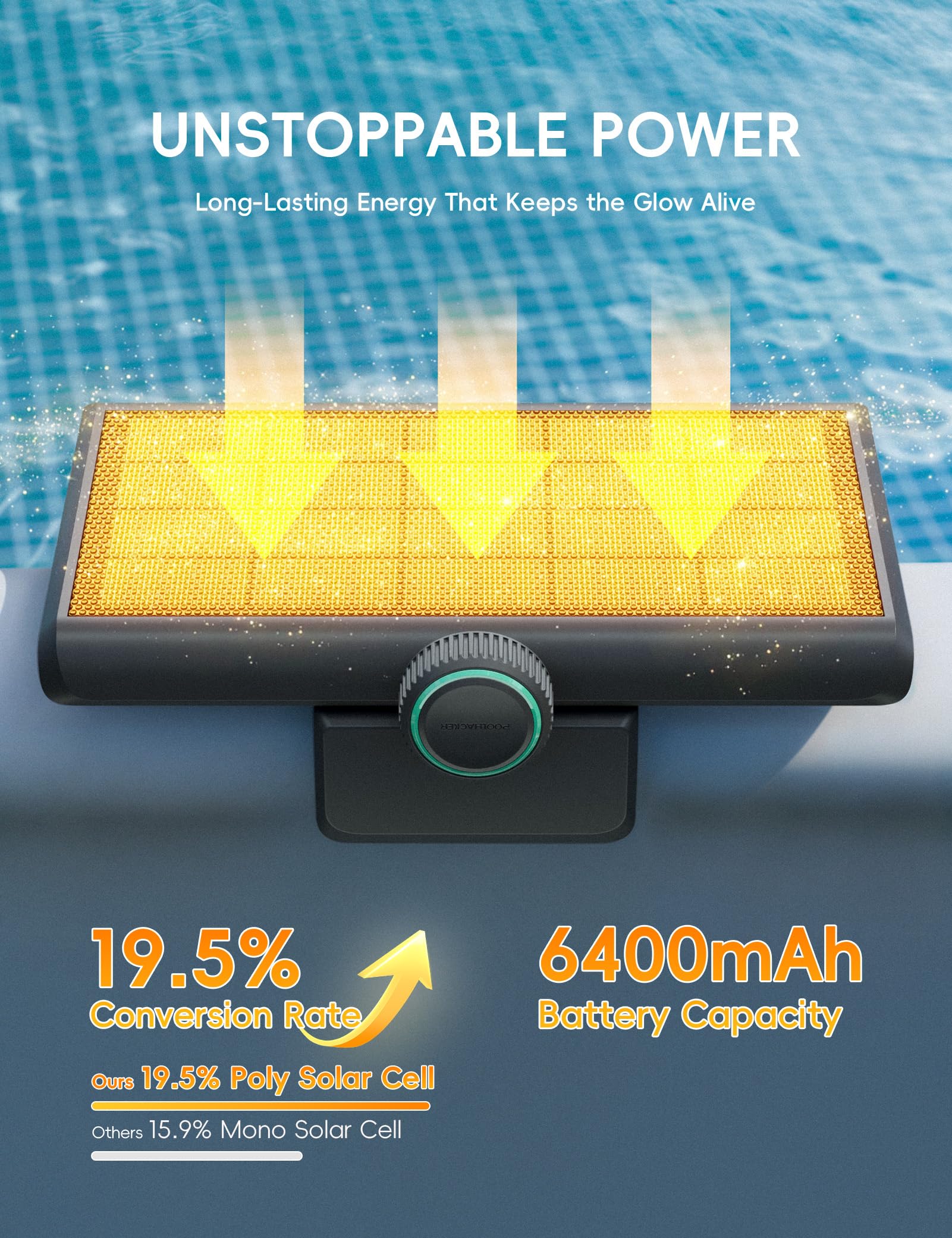 Solar LED Pool Light - 42 LEDs, 10 Color Options - Image 25 Solar LED Pool Light - 42 LEDs, 10 Color Options - Image 25