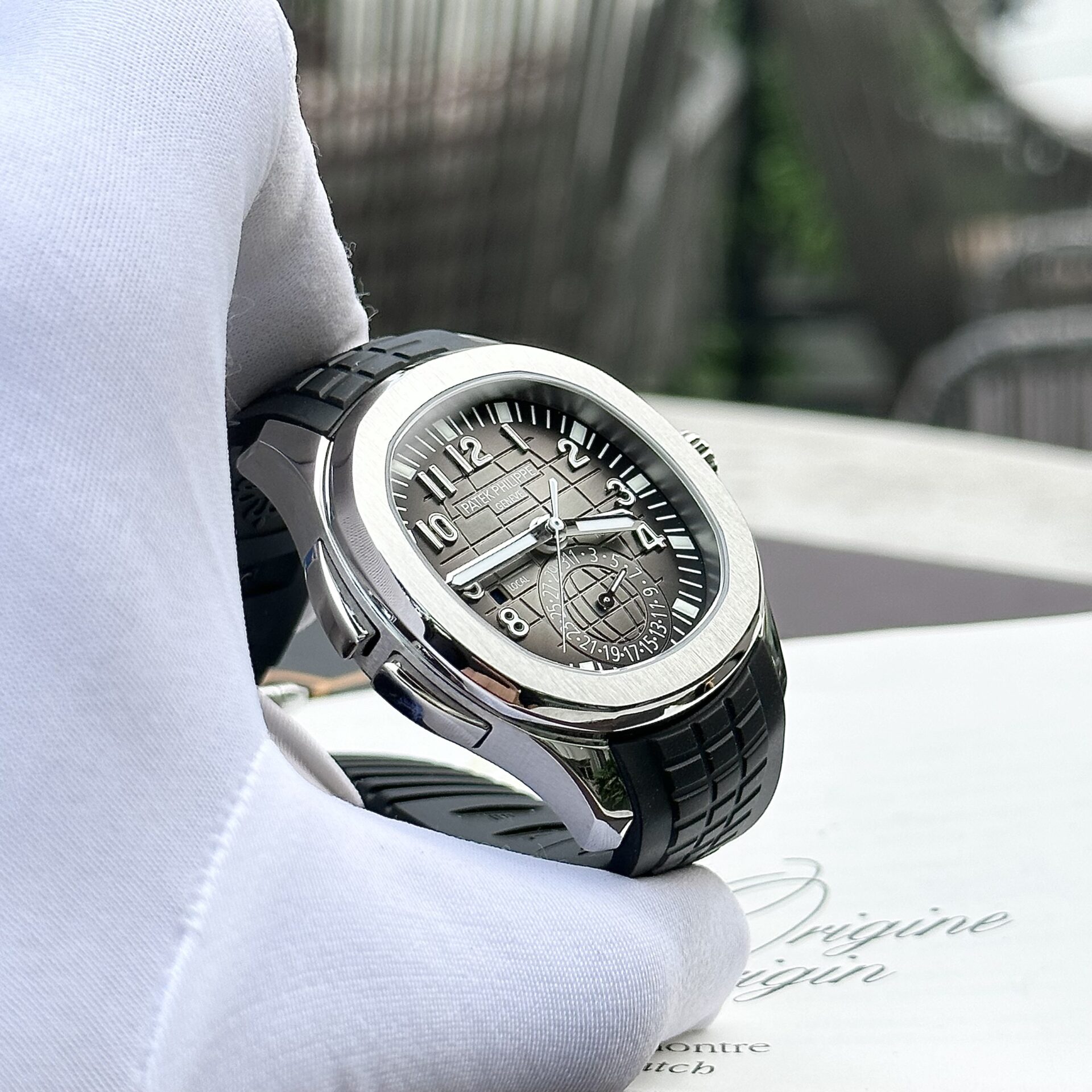 Patek Philippe Aquanaut 5164A Best Replica Watch Gray Dial ZF Factory 40.8mm - Top club