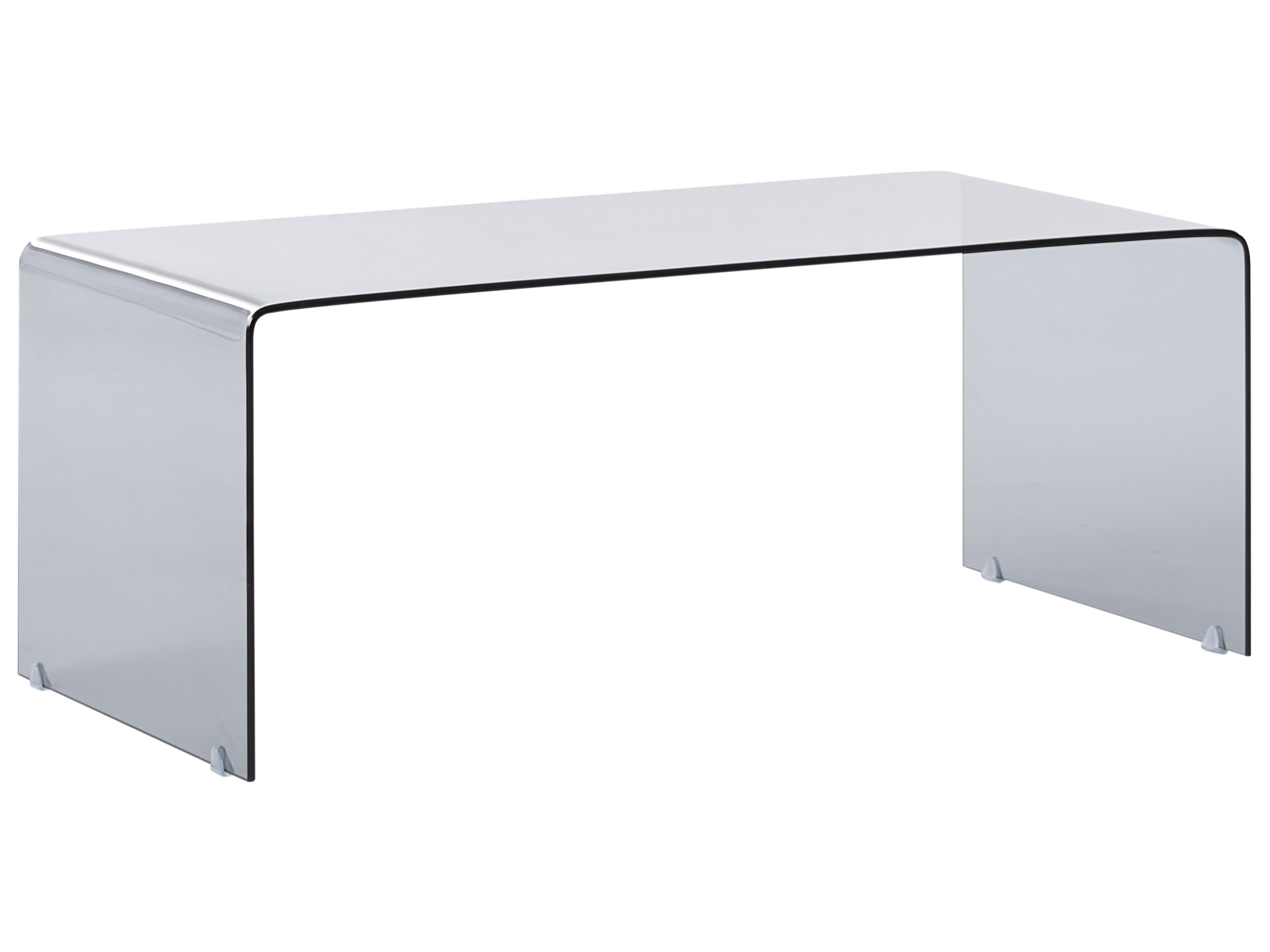 Coffee Table KENDALL Tempered Glass Black
