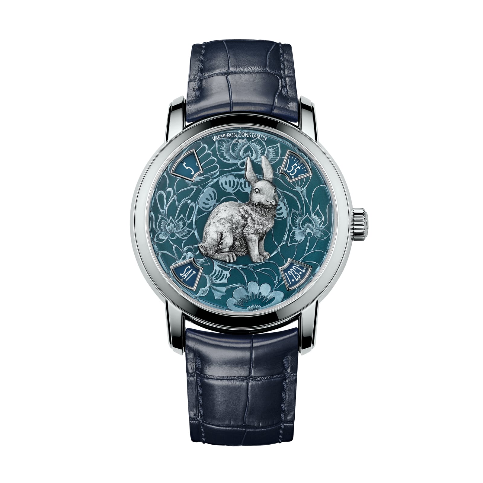Replica Watches Fake Vacheron Constantin Metiers d'Art The legend of the Chinese Zodiac �C year of the rabbit Limited edition 40 MM PLATINUM(1:1 replica) - Top club