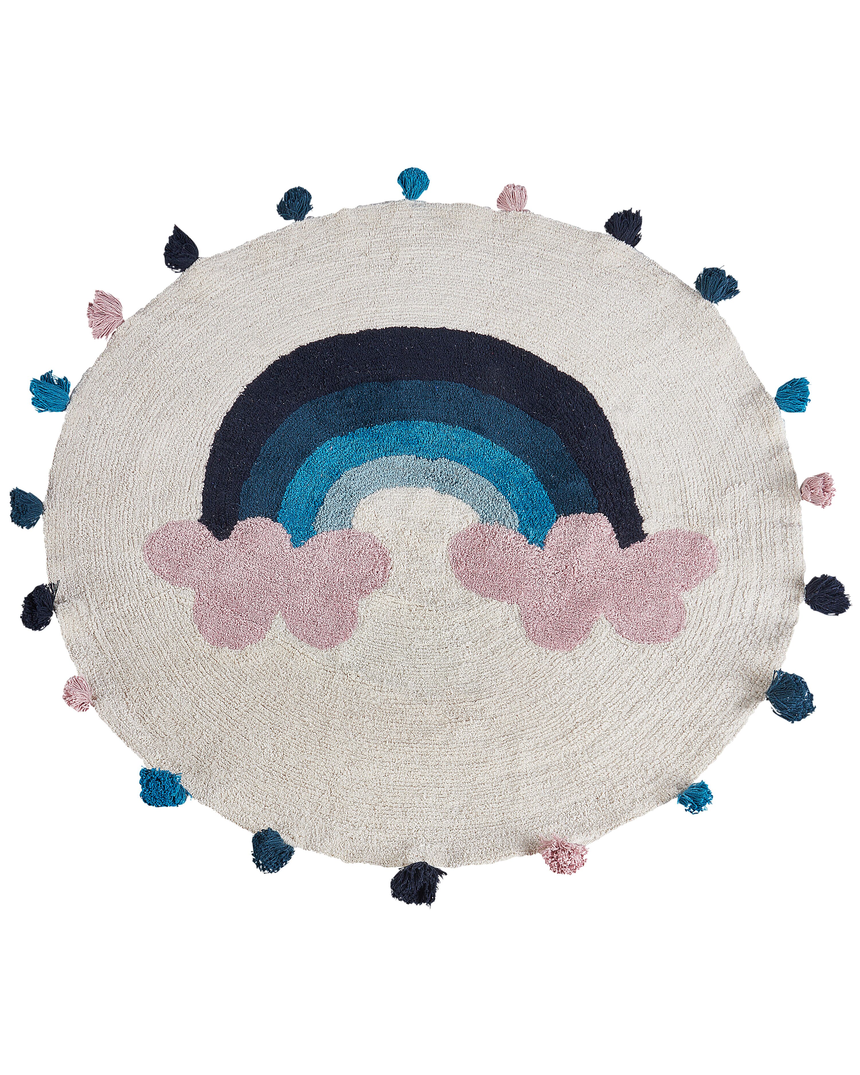 Kids Rug GORISA Multicolour ø 120 cm Cotton