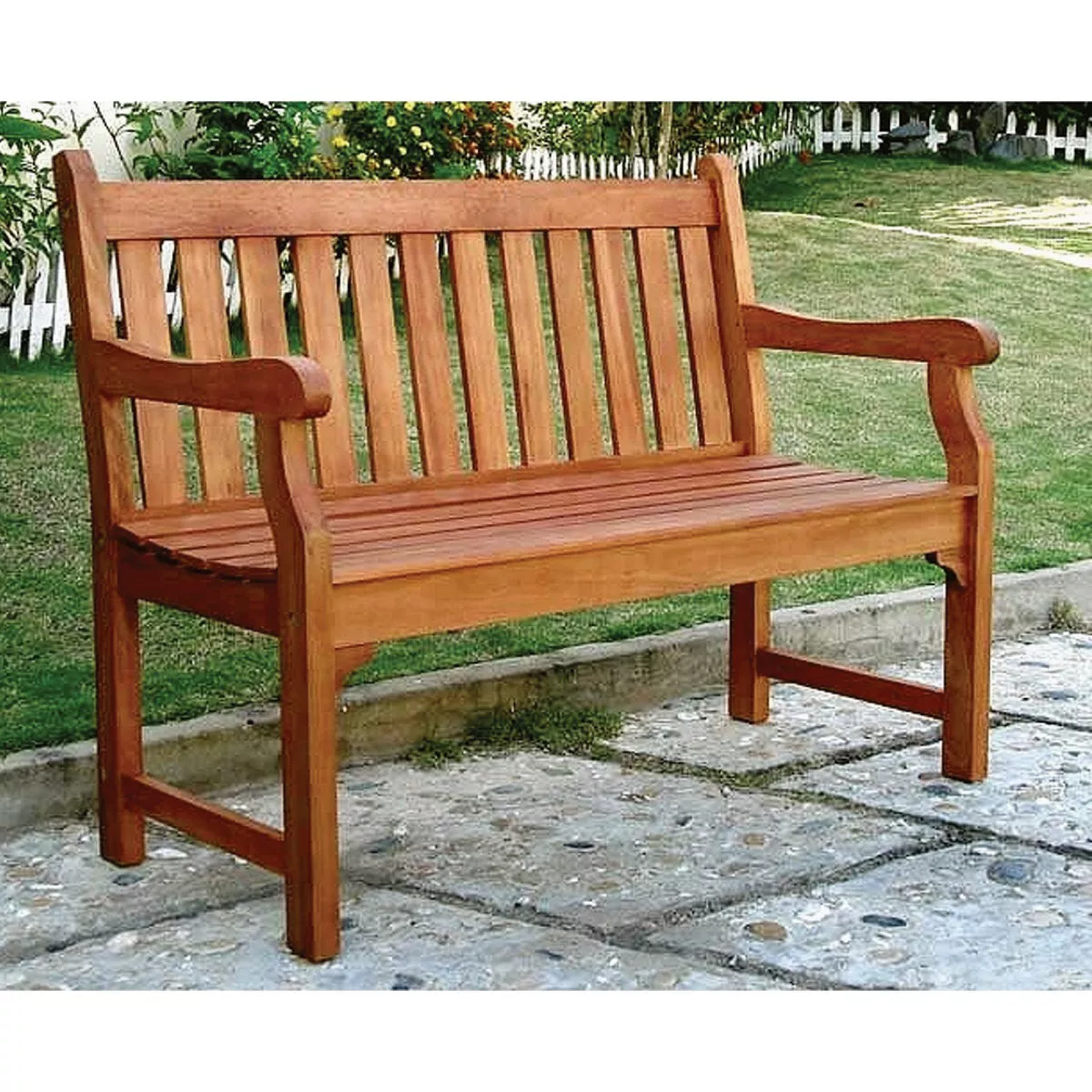 Northbeam Amherst Straight Back Garden Bench