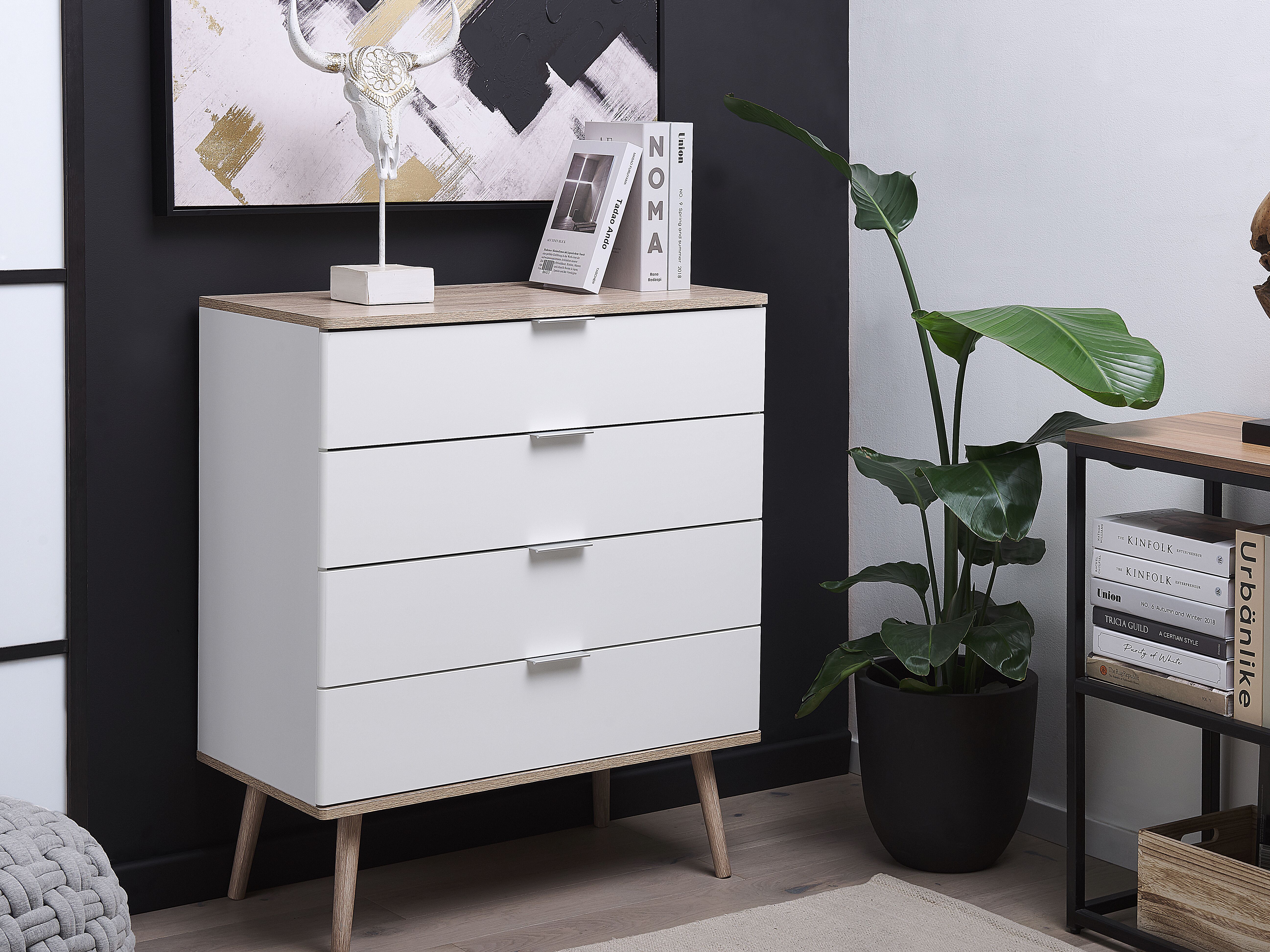 4 Drawer Chest WALPI White