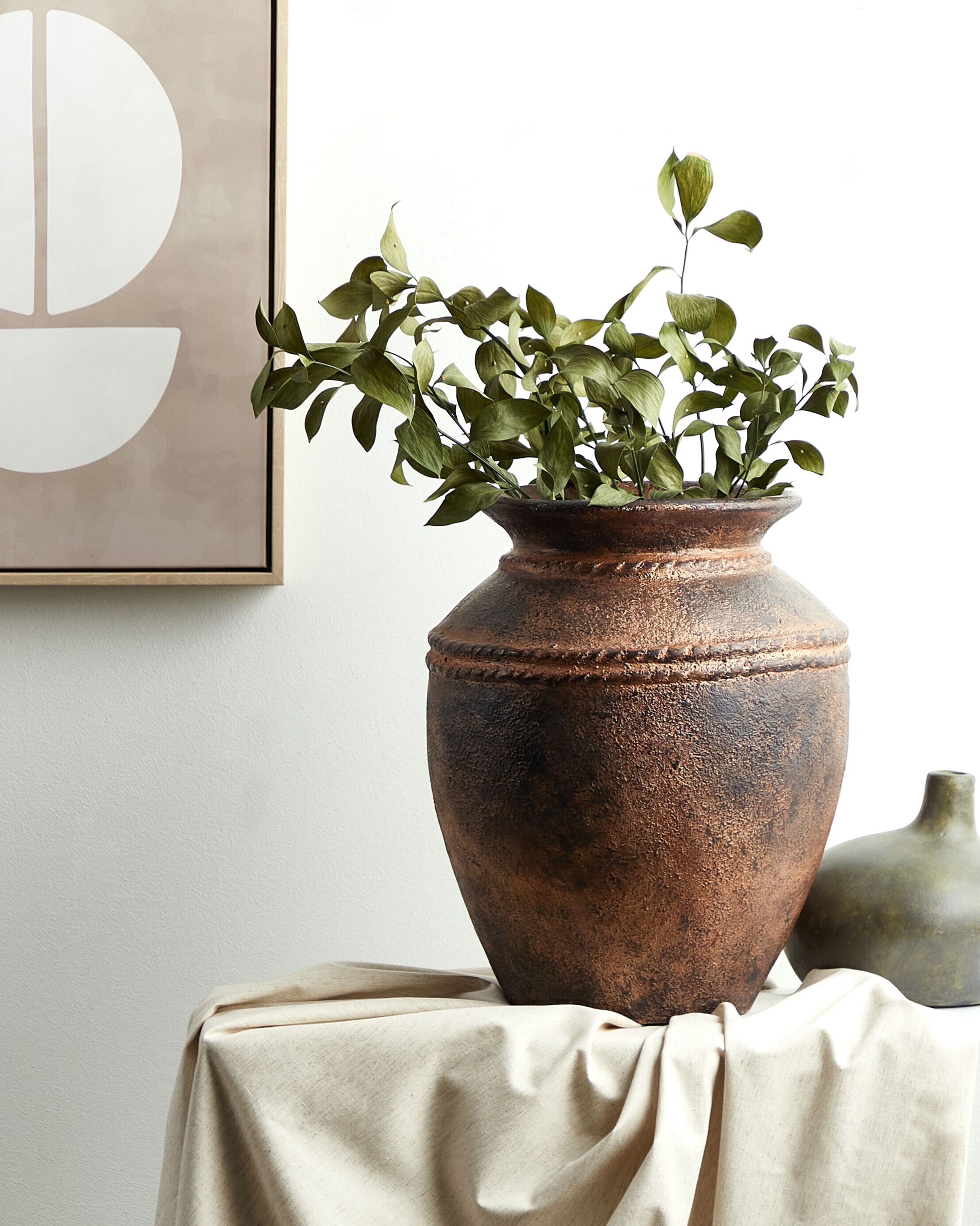 Decorative Vase PUCHONG Ceramic 40 cm Copper