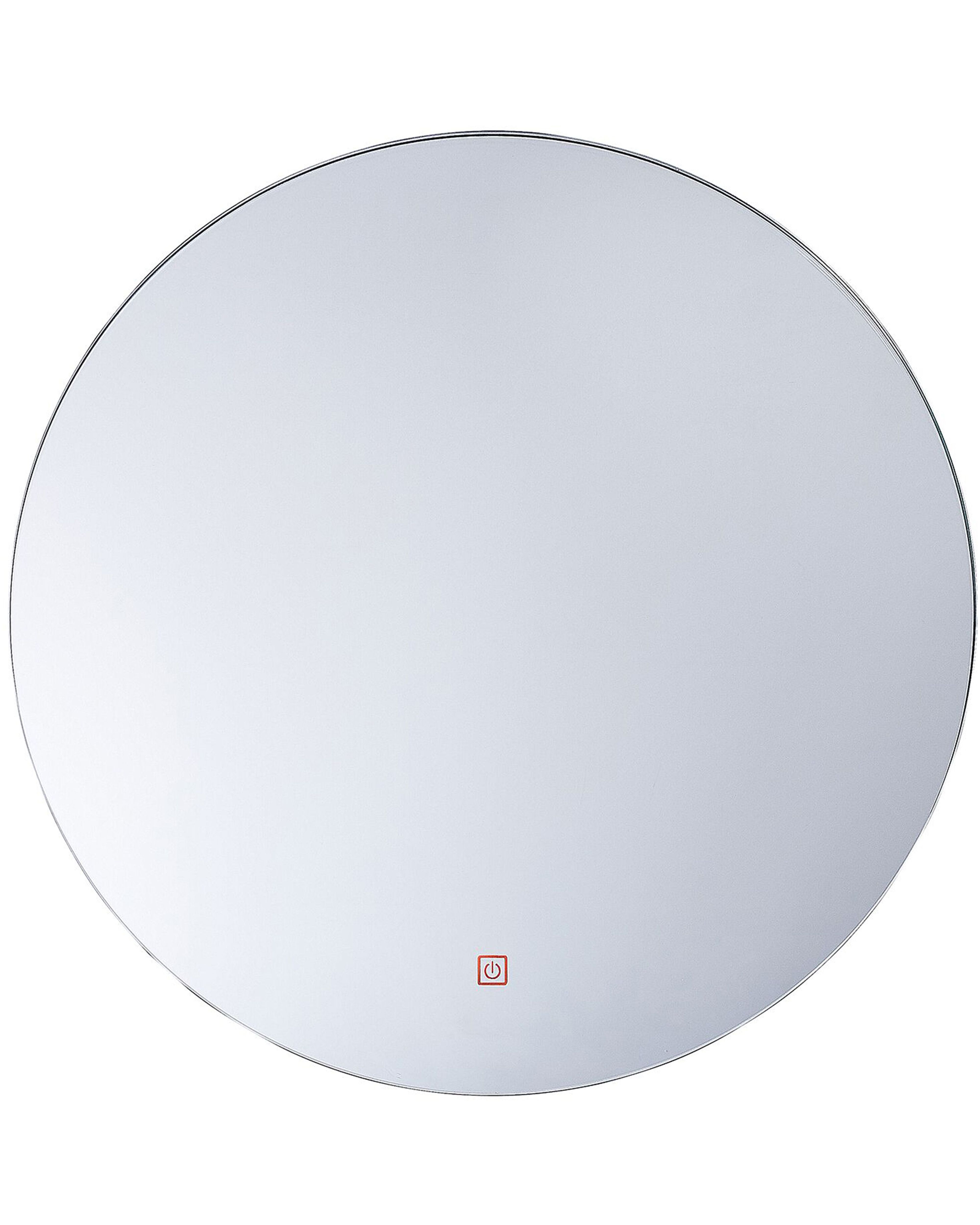 LED Bathroom Mirror CALLAC 60 cm 60 cm Silver