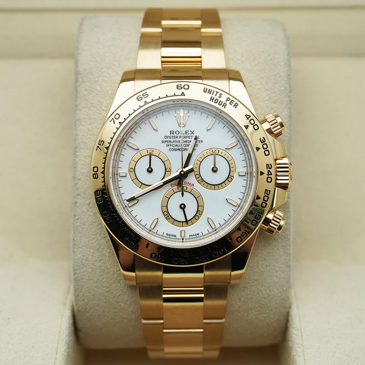 Rolex Cosmograph Daytona 40mm, 18k Yellow Gold, Ref# 126508-0001(1:1 replica) - Elite Watch Atelier