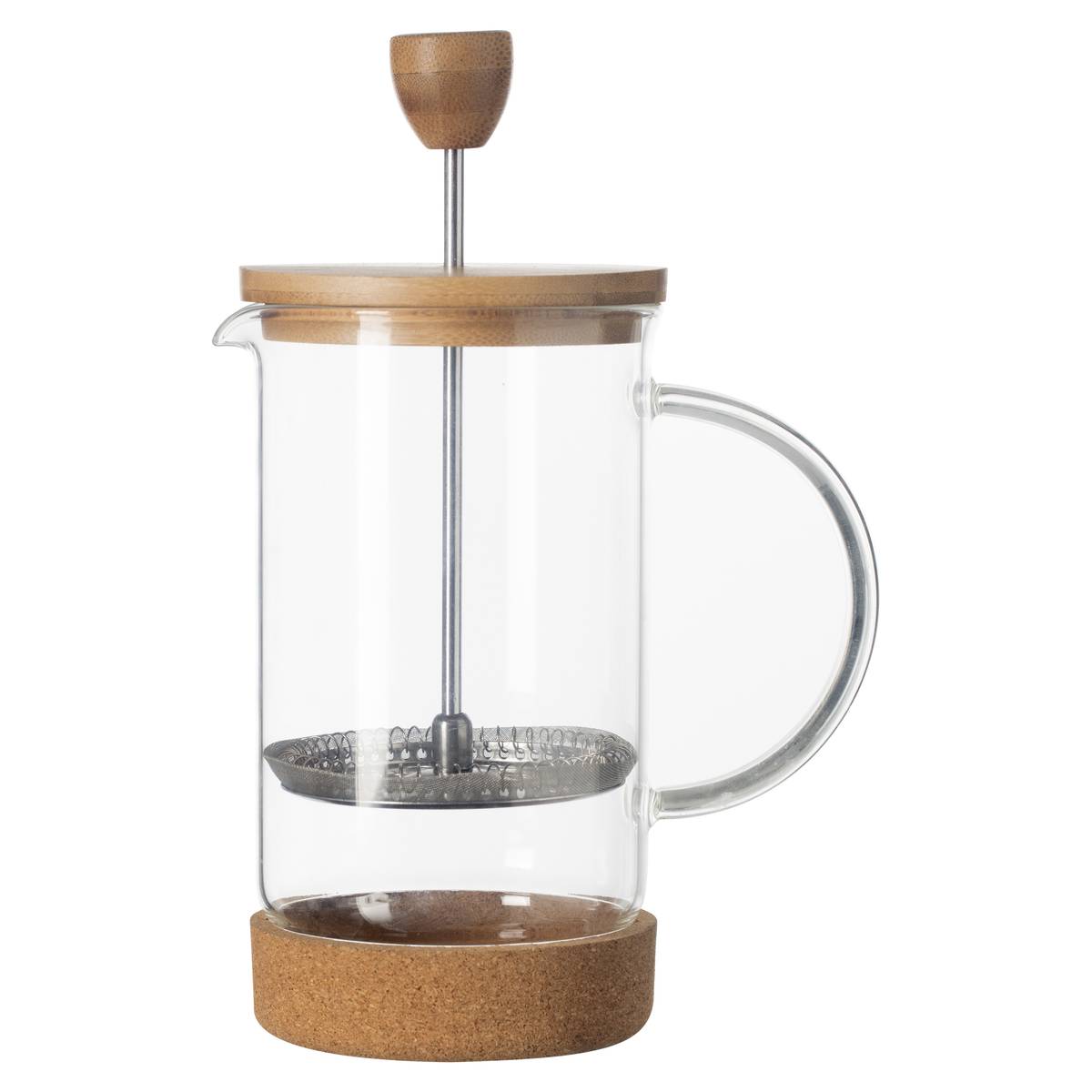"Bamboo" Coffee Maker 600 ml, Transparent