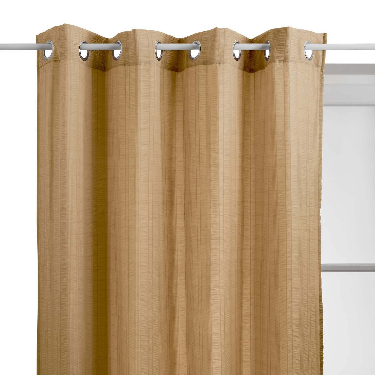 Sheer Curtain "Noa" Beige, 240x140 cm