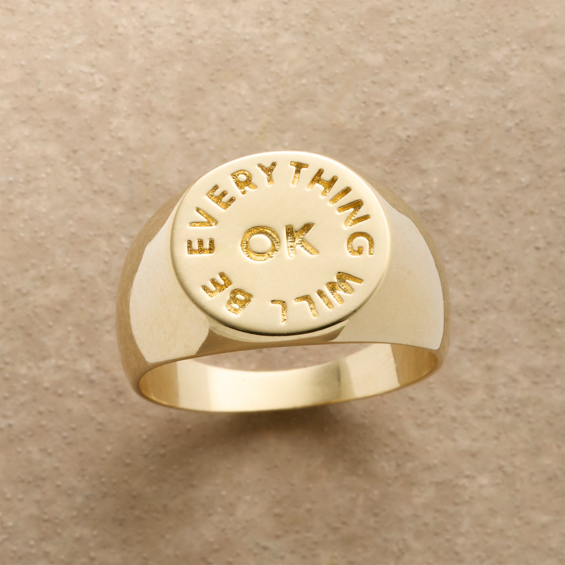 Positivity Signet Ring - Sundance Clothing