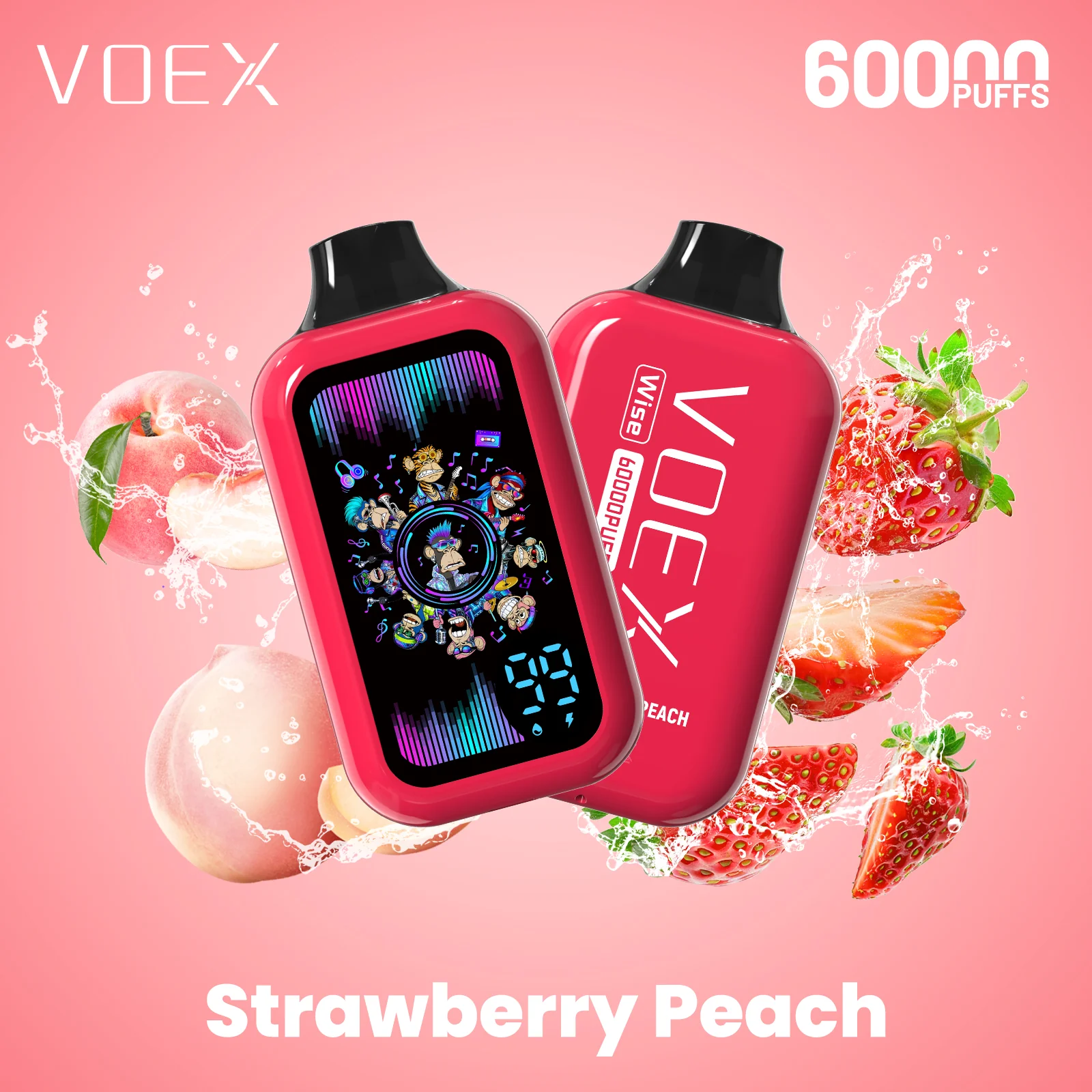 VOEX Wise/Space 60K jednorazowy e-papieros (wszystkie smaki)