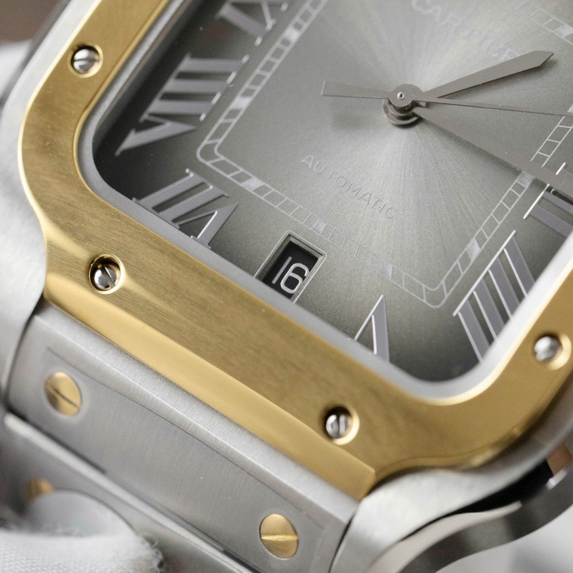 Cartier Santos CRW2SA0030 Replica Watch Gray Dial BV Factory 39.8mm - Top club