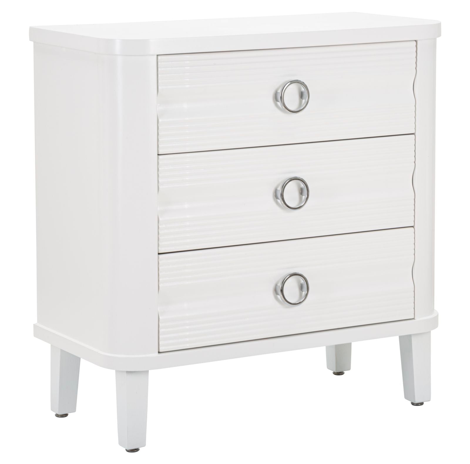 Mauro Ferretti Shine Dresser met 3 lades in wit hout