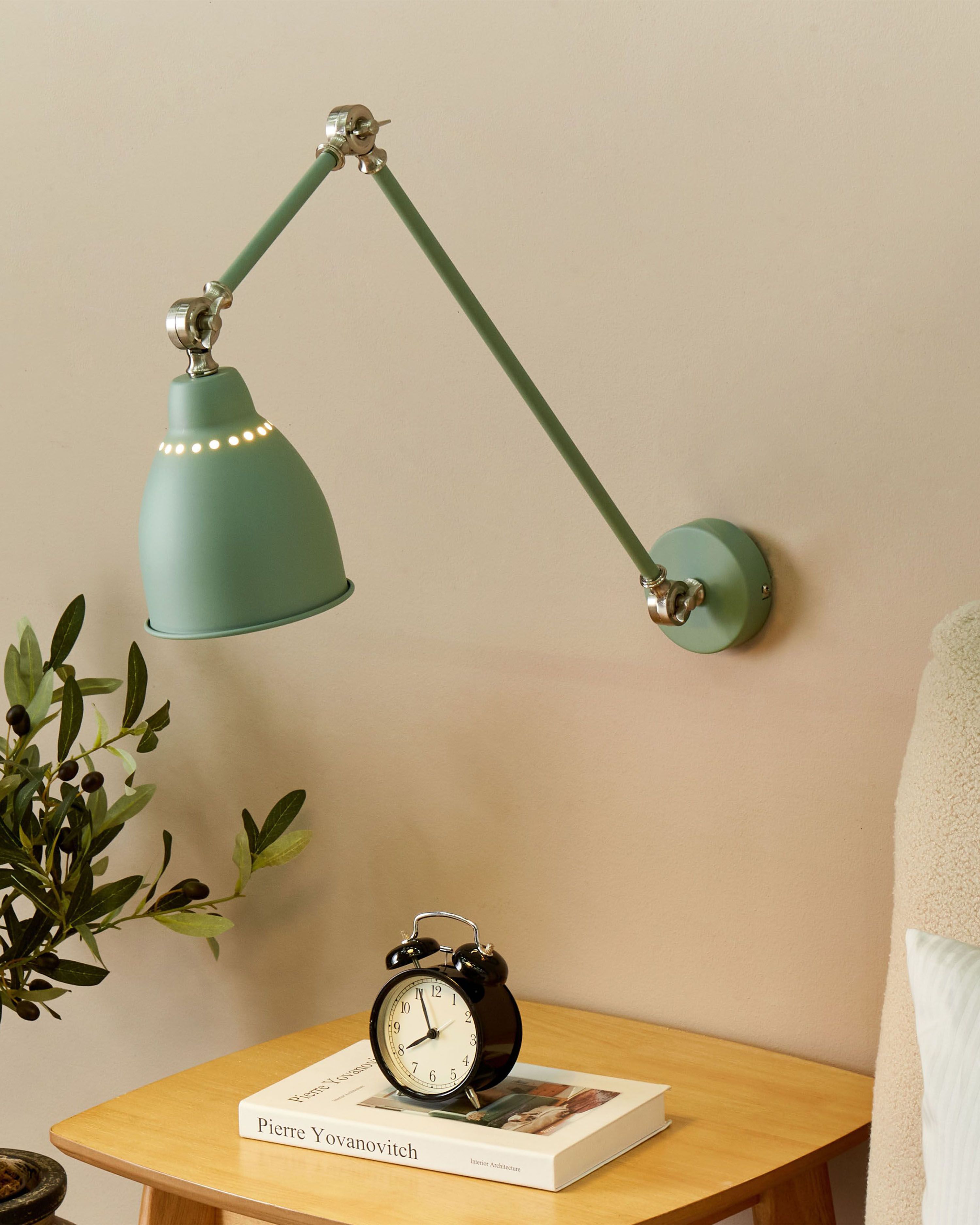 Wall Lamp MISSISSIPPI Adjustable Metal Light Green