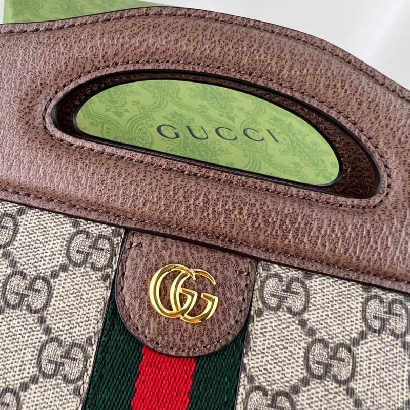 Replica Gucci Ophidia Small Tote With Web 693724 Brown1:1High-quality replica