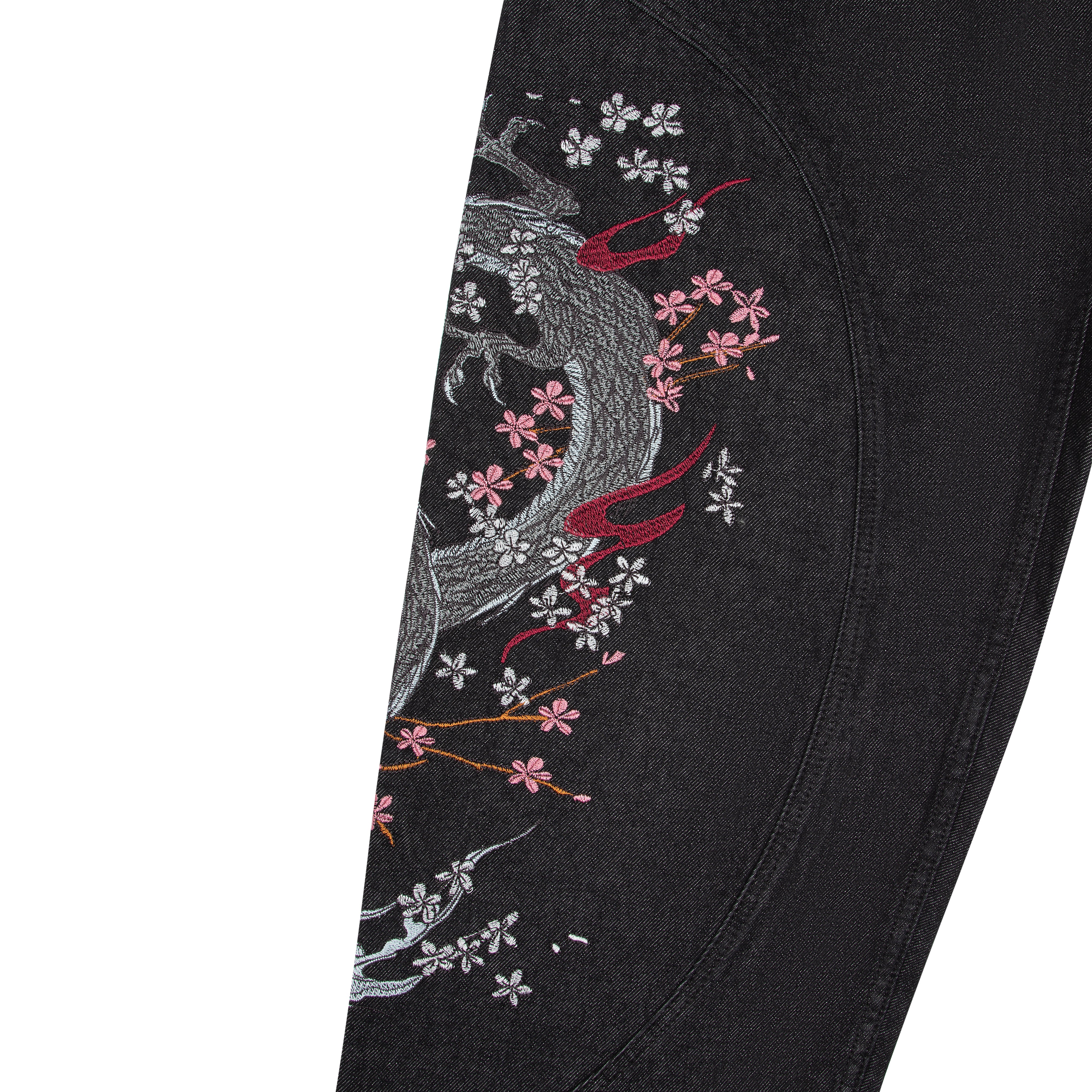 "yakuza" raw Denim black 02