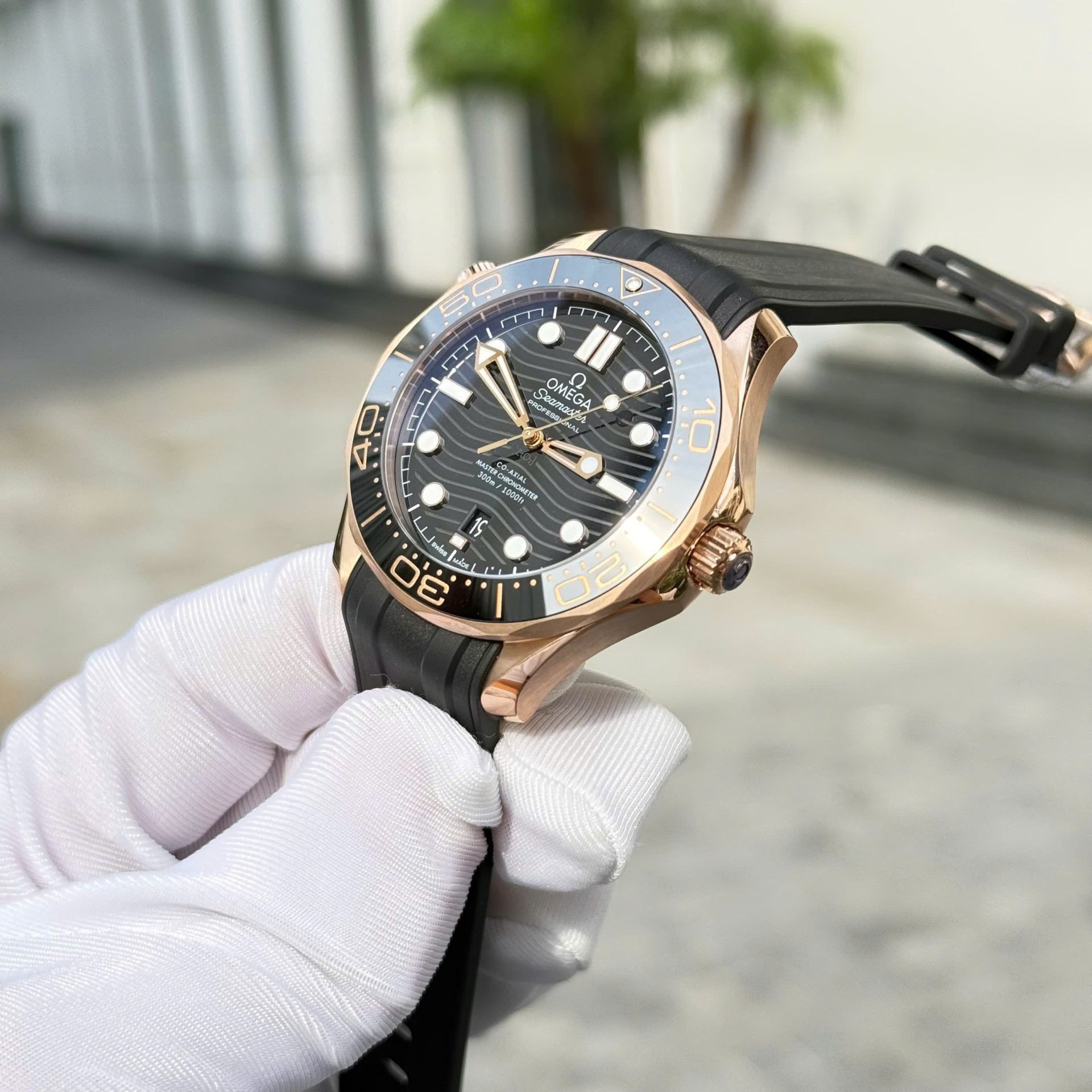 Omega High End Watch Replicas Seamaster Diver 300M Sedna? Black Rubber Strap VS Factory 42mm - Top club