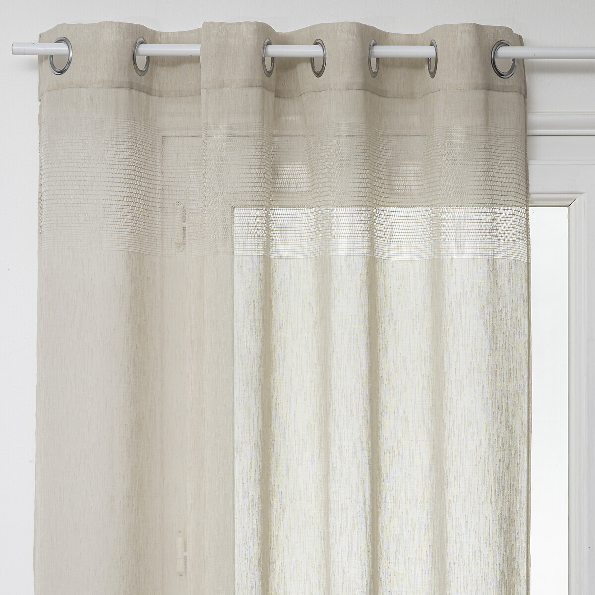 Sheer Curtain "Sab" Beige, 140x240 cm