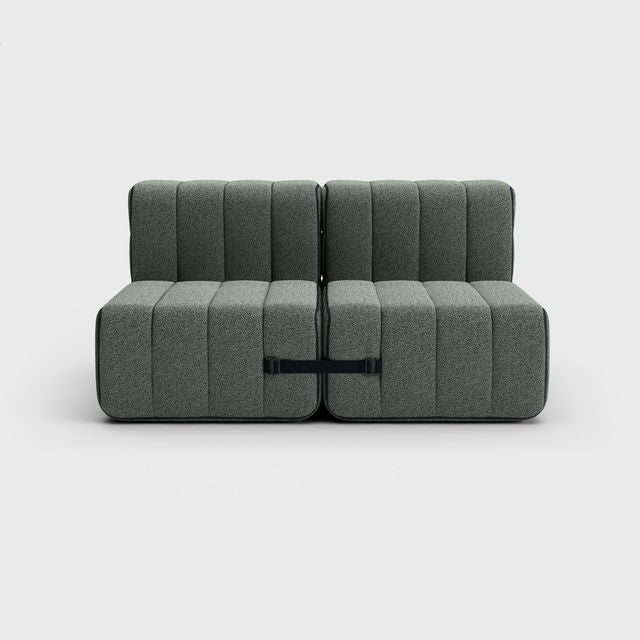 Curt-Set 4 - e.g. Flexibele 2-zitter - Sera - Gravel (Grijs)