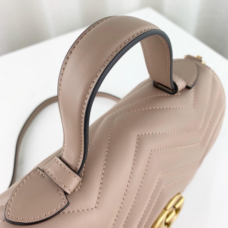 Replica Gucci Gg Marmont Matelasse Top Handle Bag 4981101:1High-quality replica