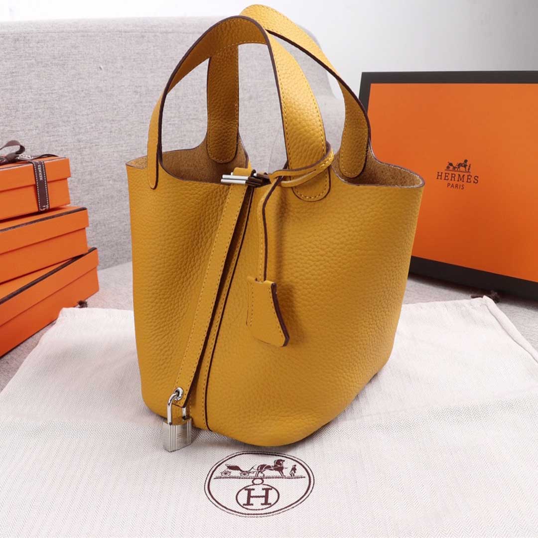 Replica Hermes Aaa-Picotin Lock 22Cm 18Cm Bag Blue/Orange/Pink1:1High-quality replica