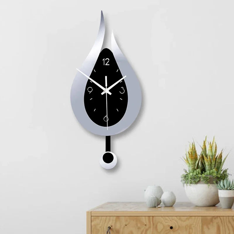 AquaStijl | Moderne Acryl Slinger Wandklok