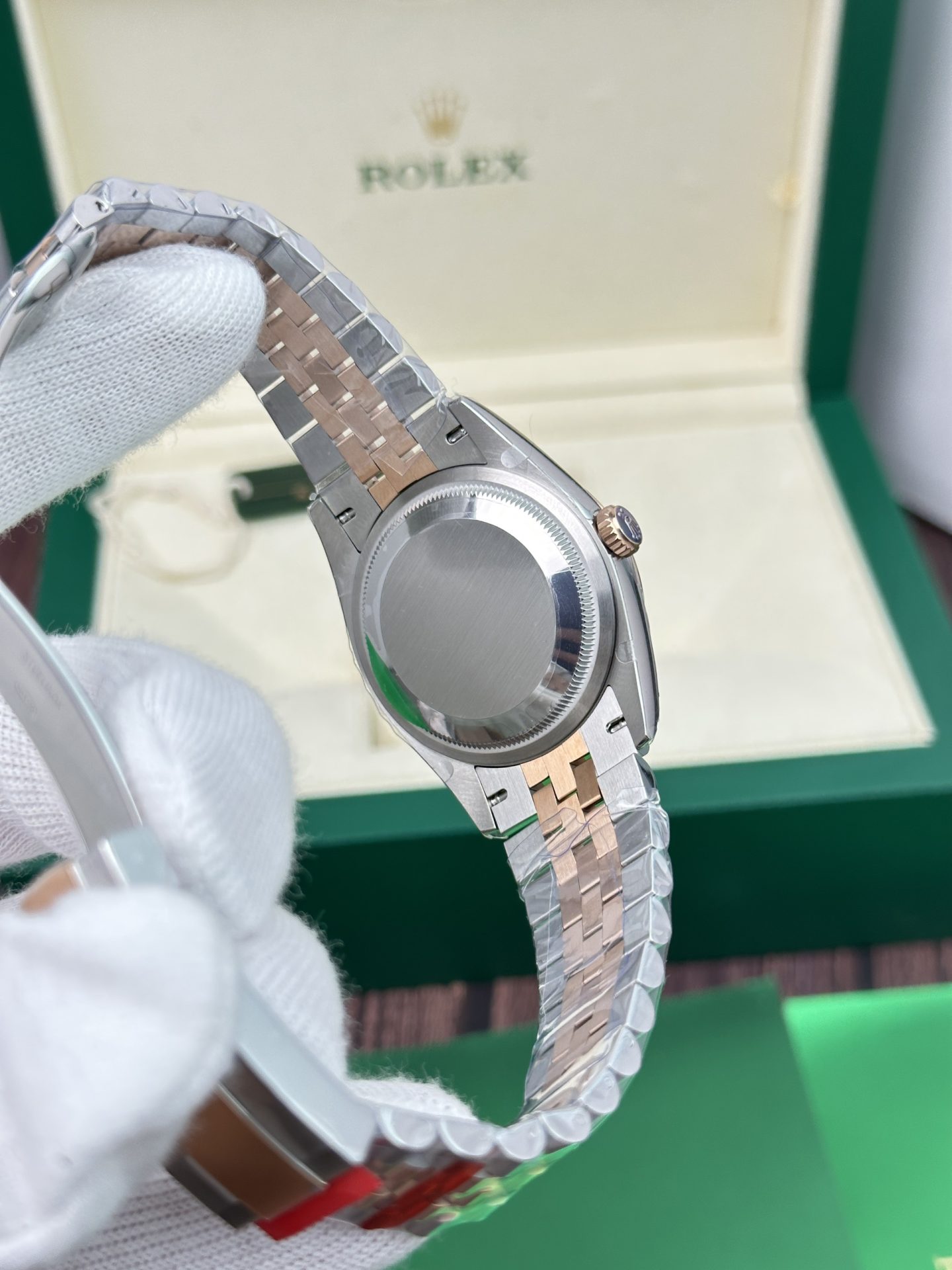 Rolex Replica 11 Watch Datejust Rose Gold Plated Chocolate Dial EW Factory 36mm - Top club