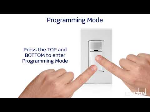 Leviton Decora Light Almond 900 Sq. Ft. Coverage 180 Deg. Detection Occupancy Sensor Switch