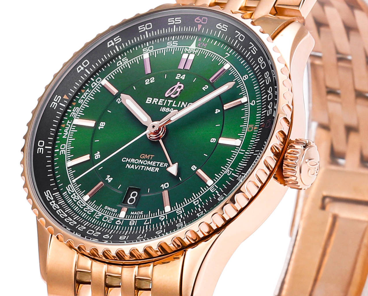 Breitling Navitimer Automatic GMT 41mm Mens Watch(1:1 replica) - Top club