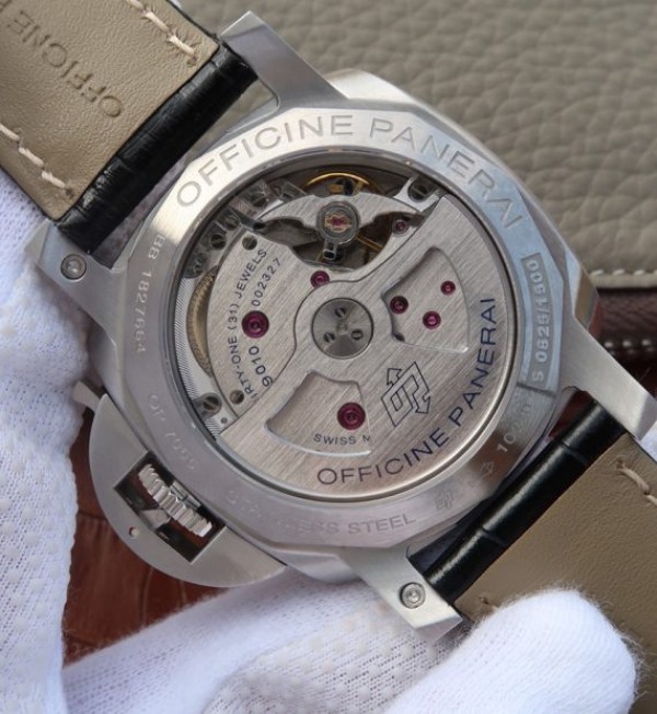 Replica Panerai ZF PAM1392 Black Dial Black Leather Strap P9010 - Top club