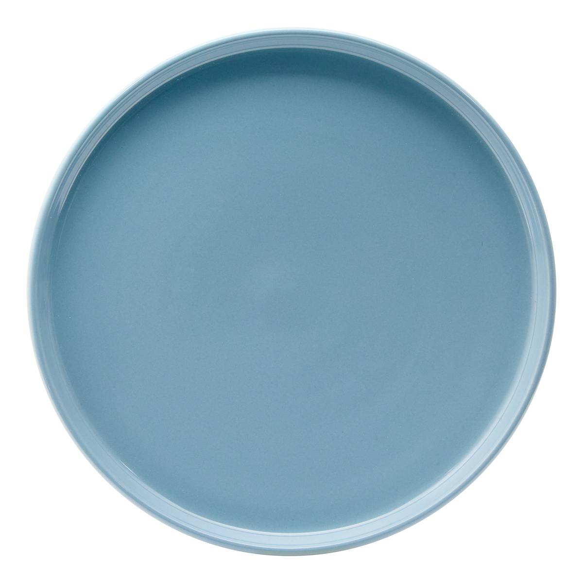 Set of 6 dinner plates "Marie" Stoneware (ceramic), D.27 cm, Blue