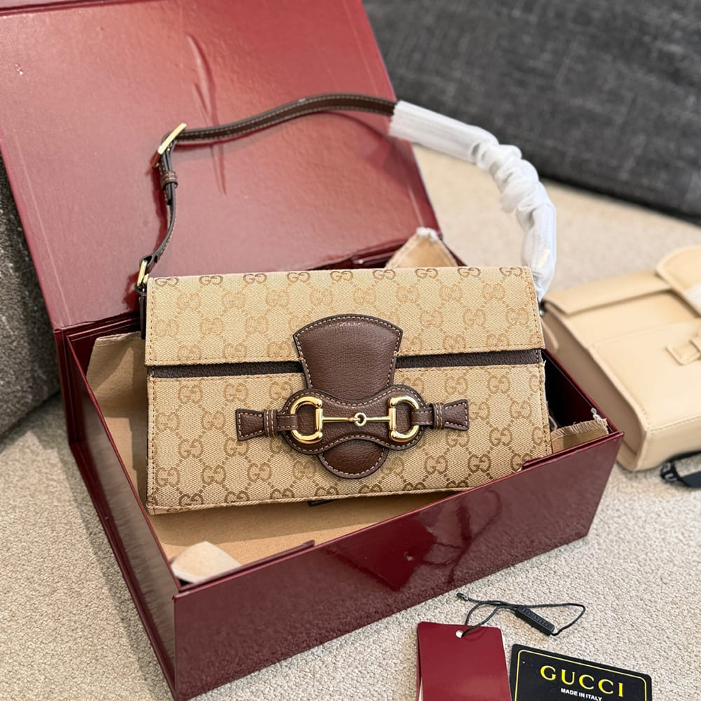 Gucci Horsebit Ristretto medium shoulder bag