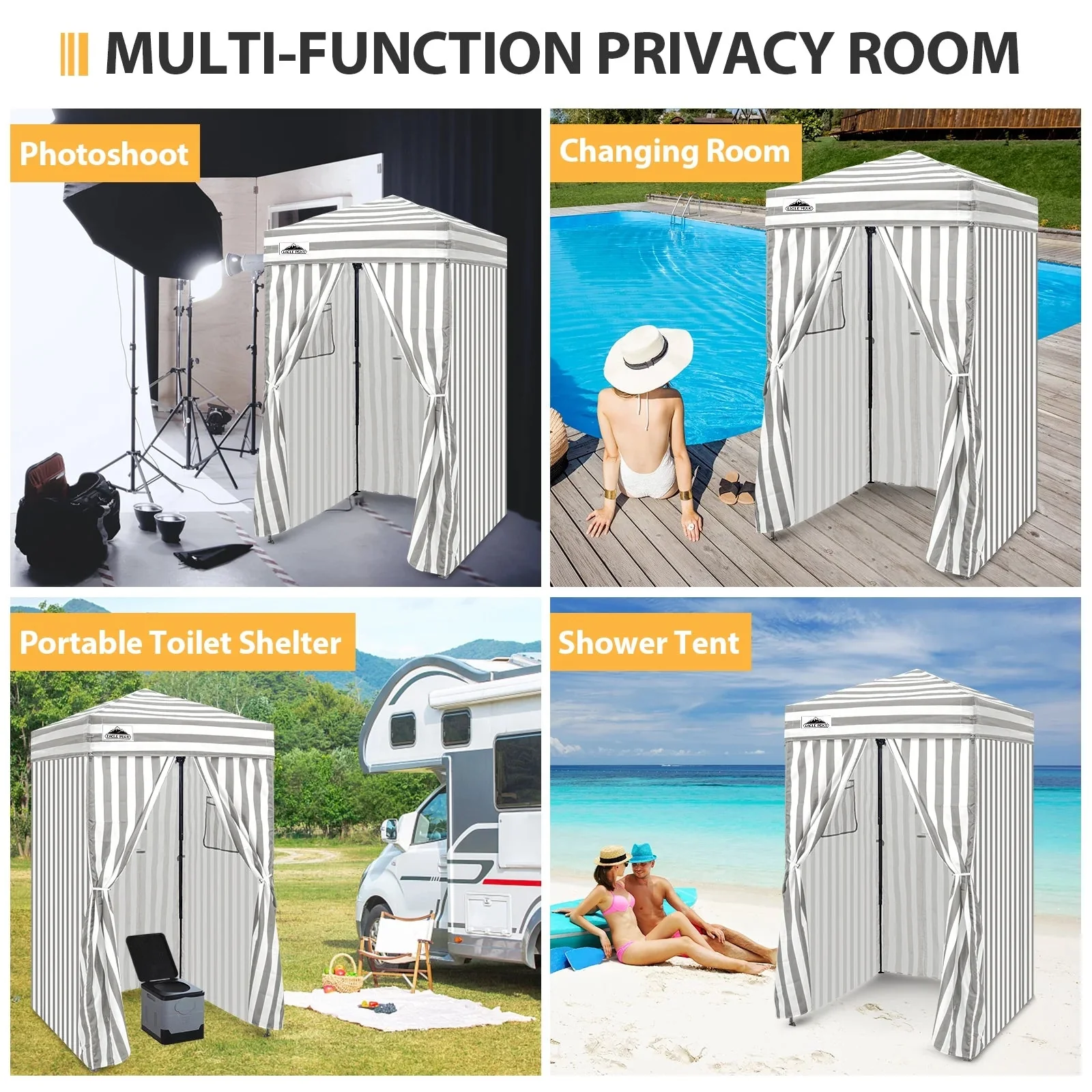 EAGLE PEAK Ultra Compact 4 ft x 4 ft Pop-Up Changing Room Canopy - Flex - Image 47 EAGLE PEAK Ultra Compact 4 ft x 4 ft Pop-Up Changing Room Canopy - Flex - Image 47
