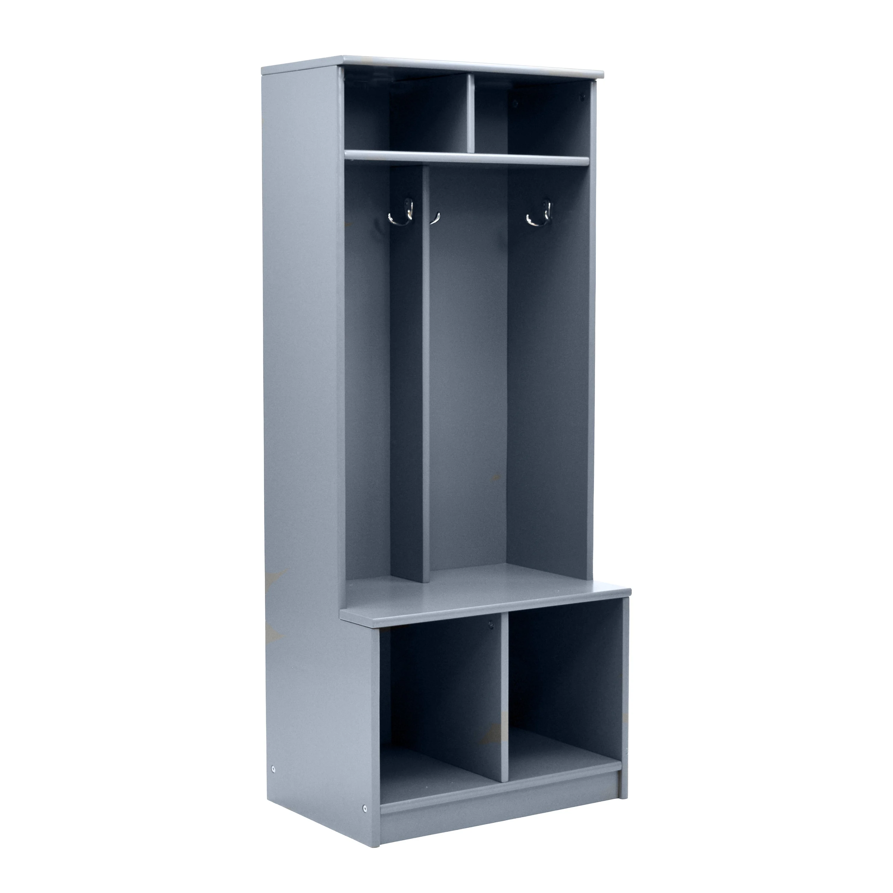 Little Partners Locker Cabinet Cubby Organizer, Learn 'N Store Wooden Classroom Cubbies Compartment Lockers for Storage of Toddlers and Kids Coats, Equipment, Backpacks - Espresso - Image 27
