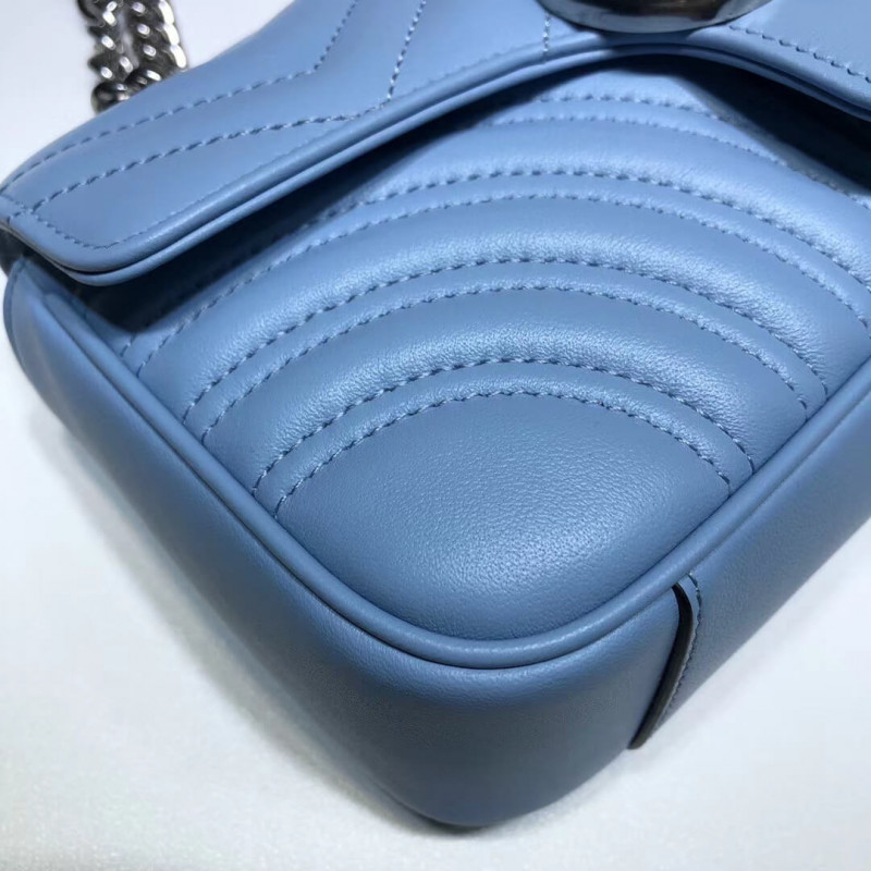 Replica Gucci Gg Marmont Matelasse Chevron Leather Mini Bag 4467441:1High-quality replica
