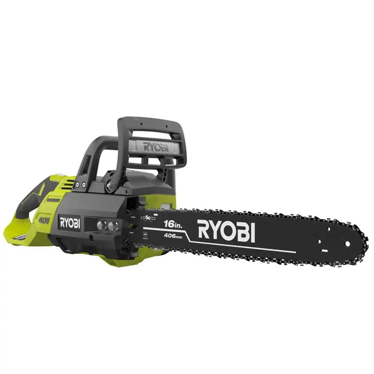 RYOBI 40V Brushless 16 in. Cordless Battery Chainsaw RYOBI 40V Brushless 16 in. Cordless Battery Chainsaw