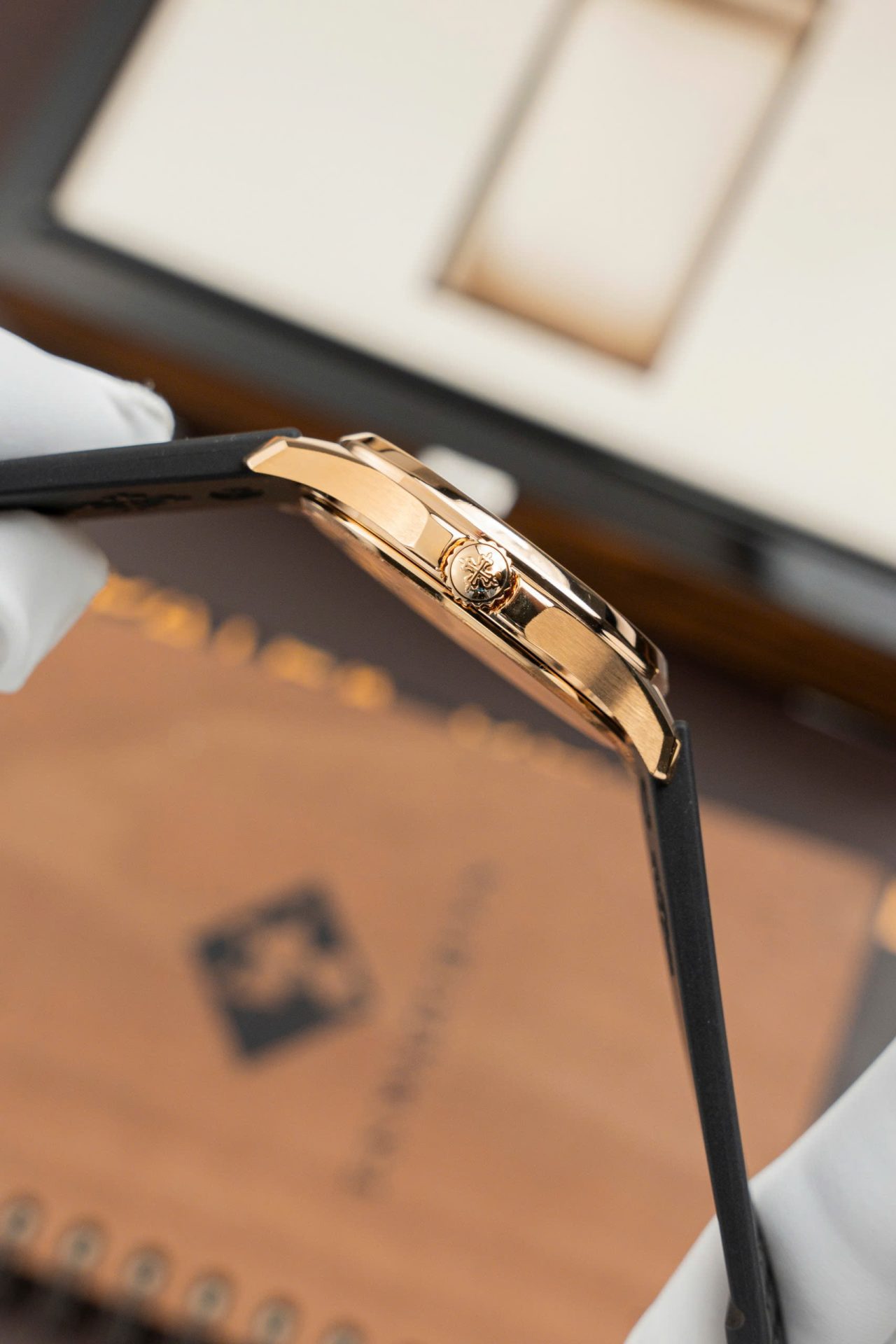 Patek Philippe Aquanaut 5067 Replica Watch Bezel Moissanite Diamonds PPF Factory 35.6mm - Top club