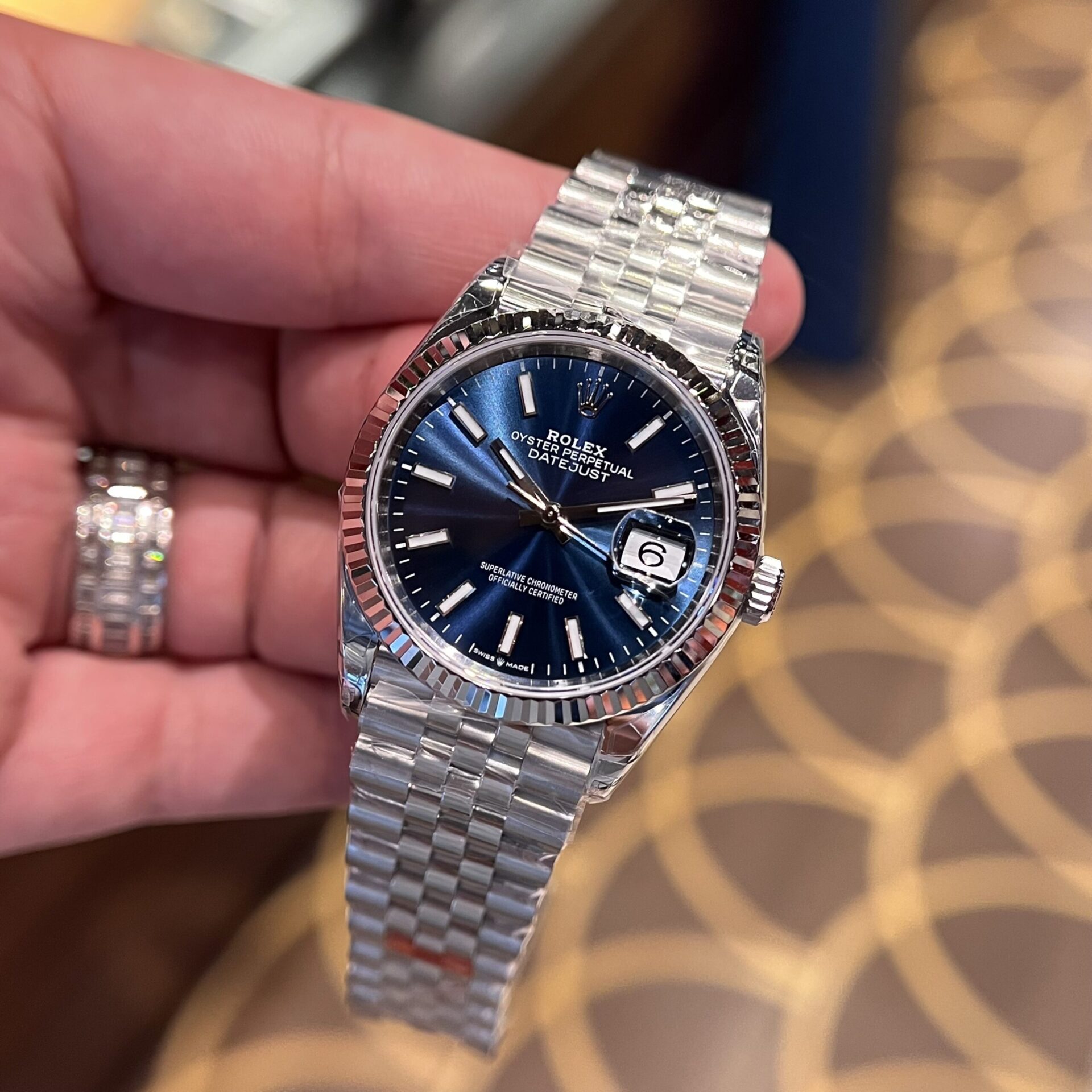 Rolex DateJust 126334 Replica Watches Blue Dial VS Factory 36mm - Elite Watch Atelier