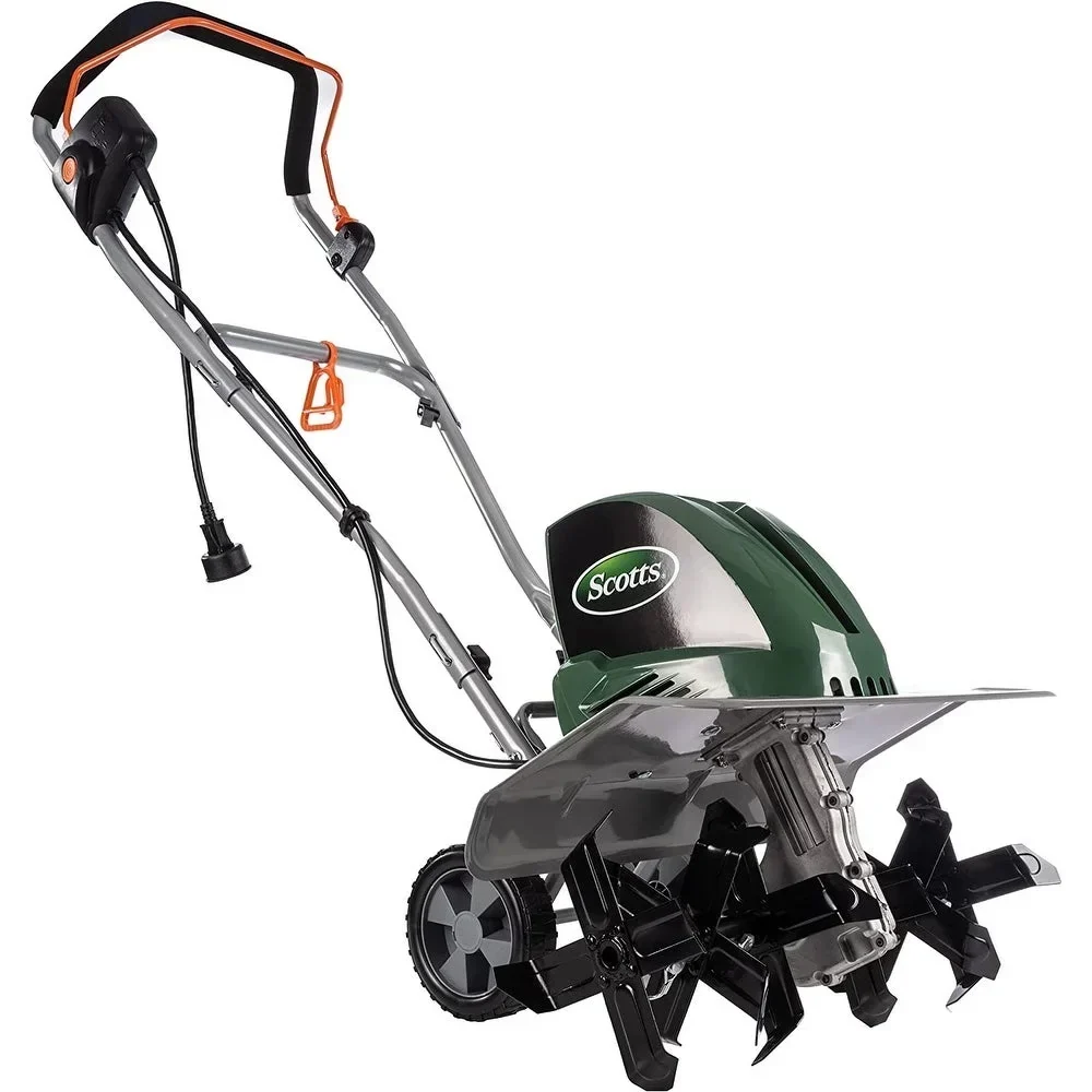 Scotts Outdoor Power Tools 14 Amp 20-Inch Electric Garden Tiller Cultivator - Green