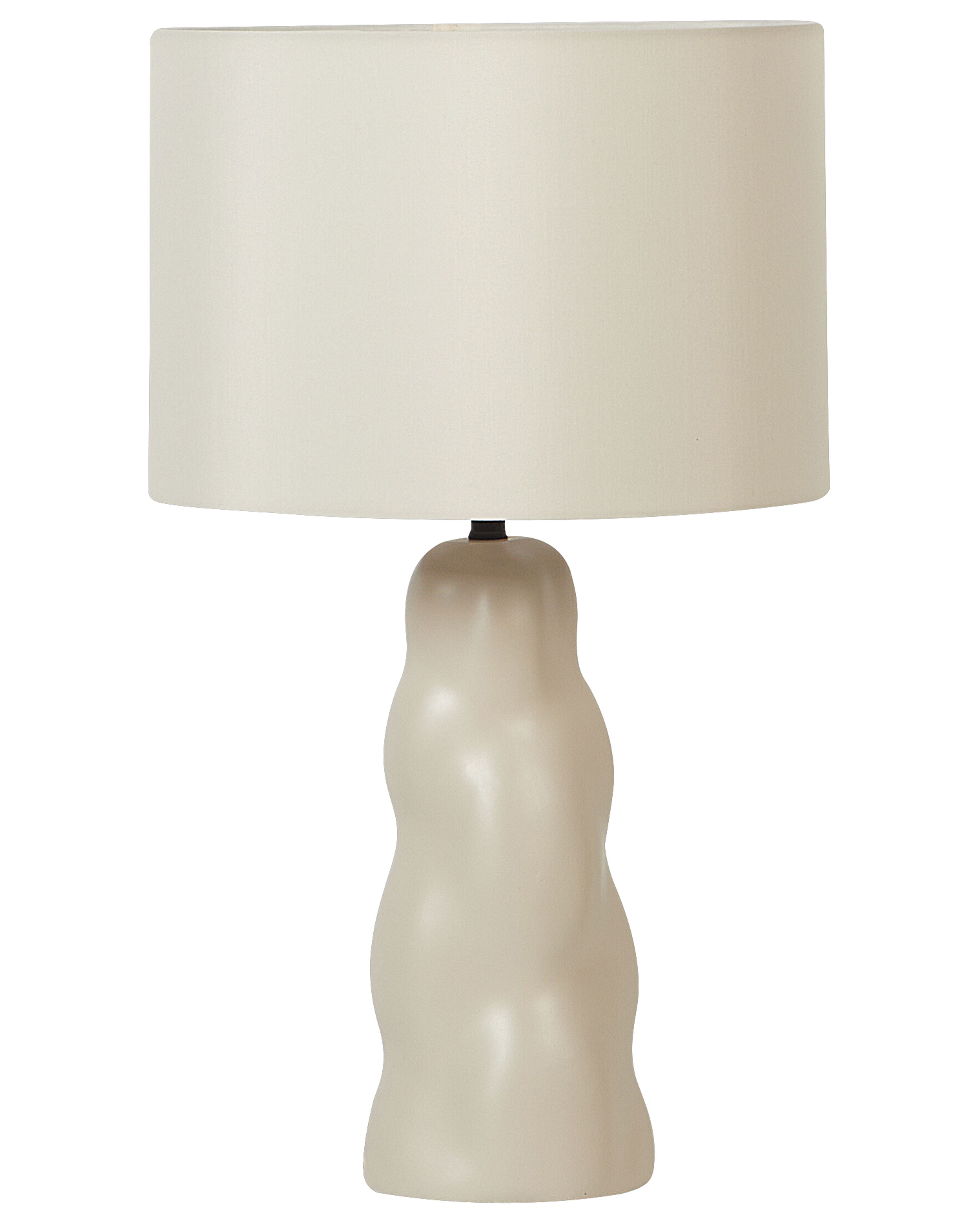 Table Lamp VILAR Ceramic Beige