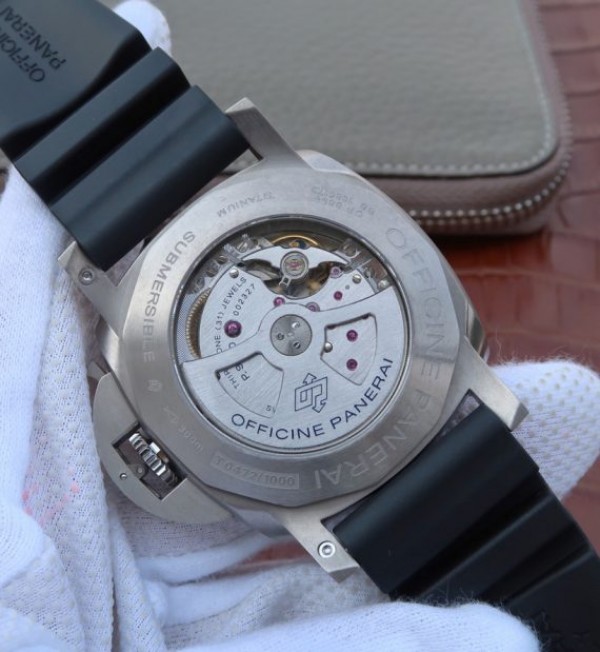 Replica Panerai ZF PAM1305 Titanium Black Dial Rubber Strap P.9010 - Top club