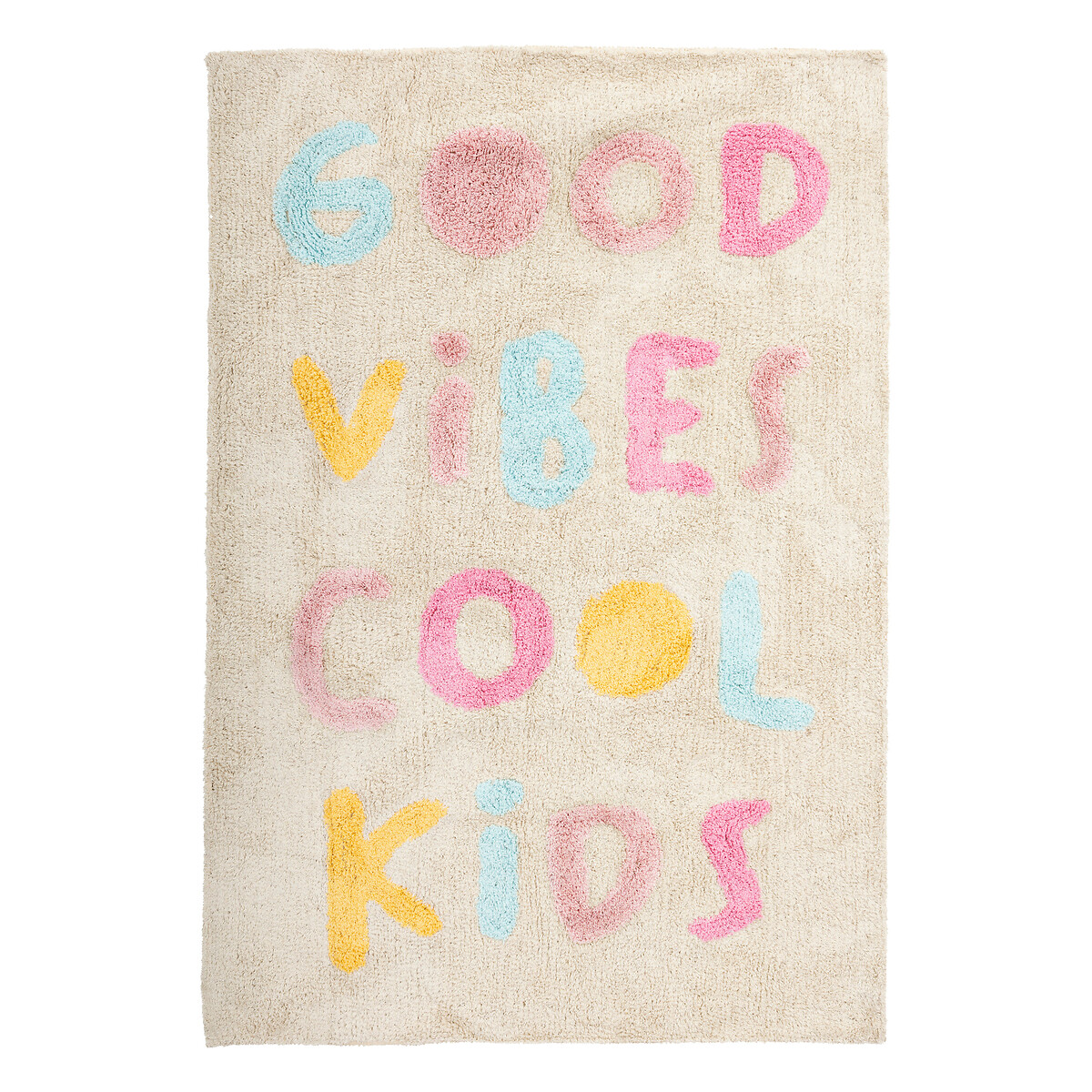 Rug "Assya" Tufted Cotton, Multicolored, 100x150 cm