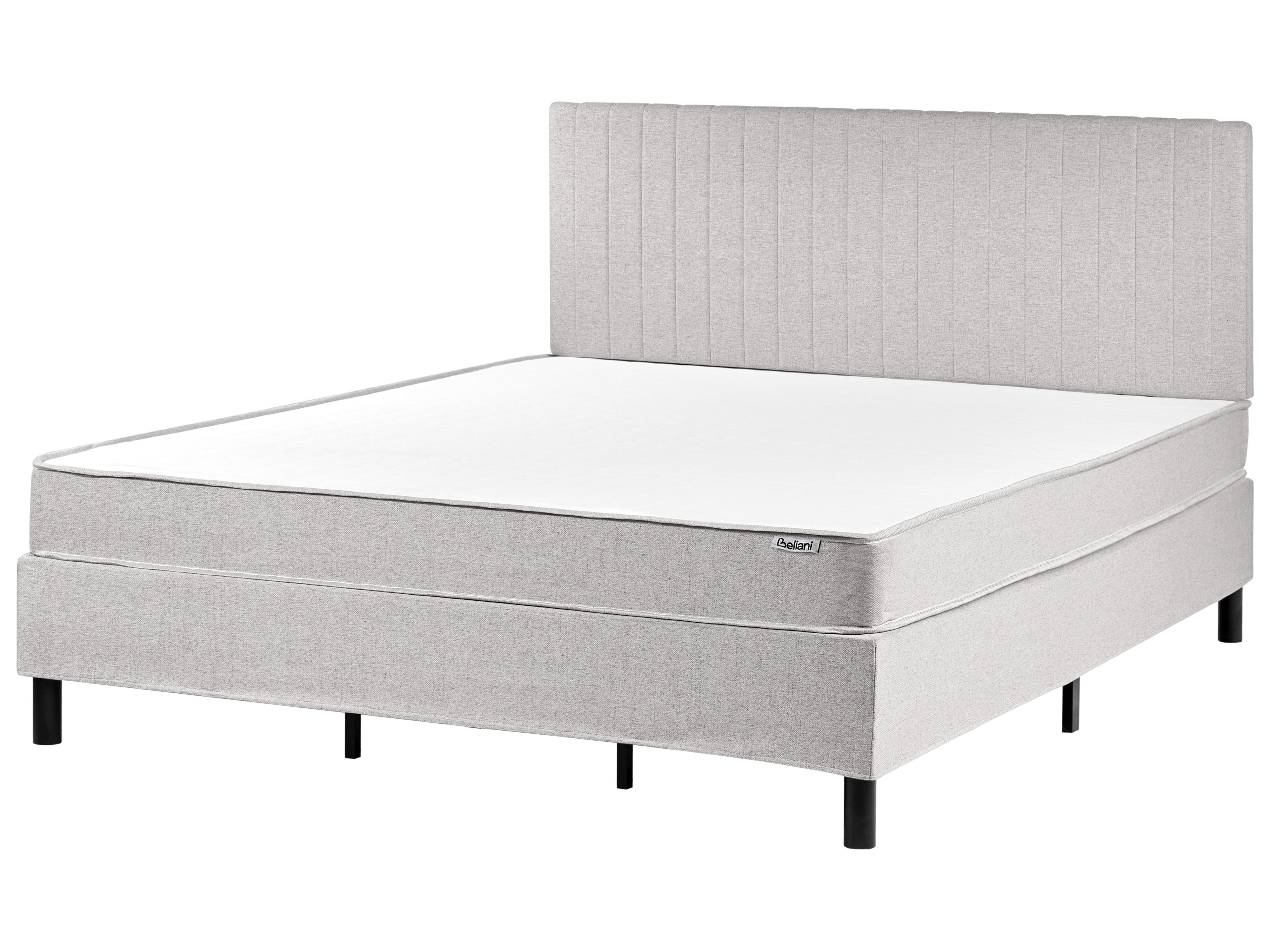 Divan Bed Fabric COUNTESS 180 x 200 cm (EU Super King) Light Grey