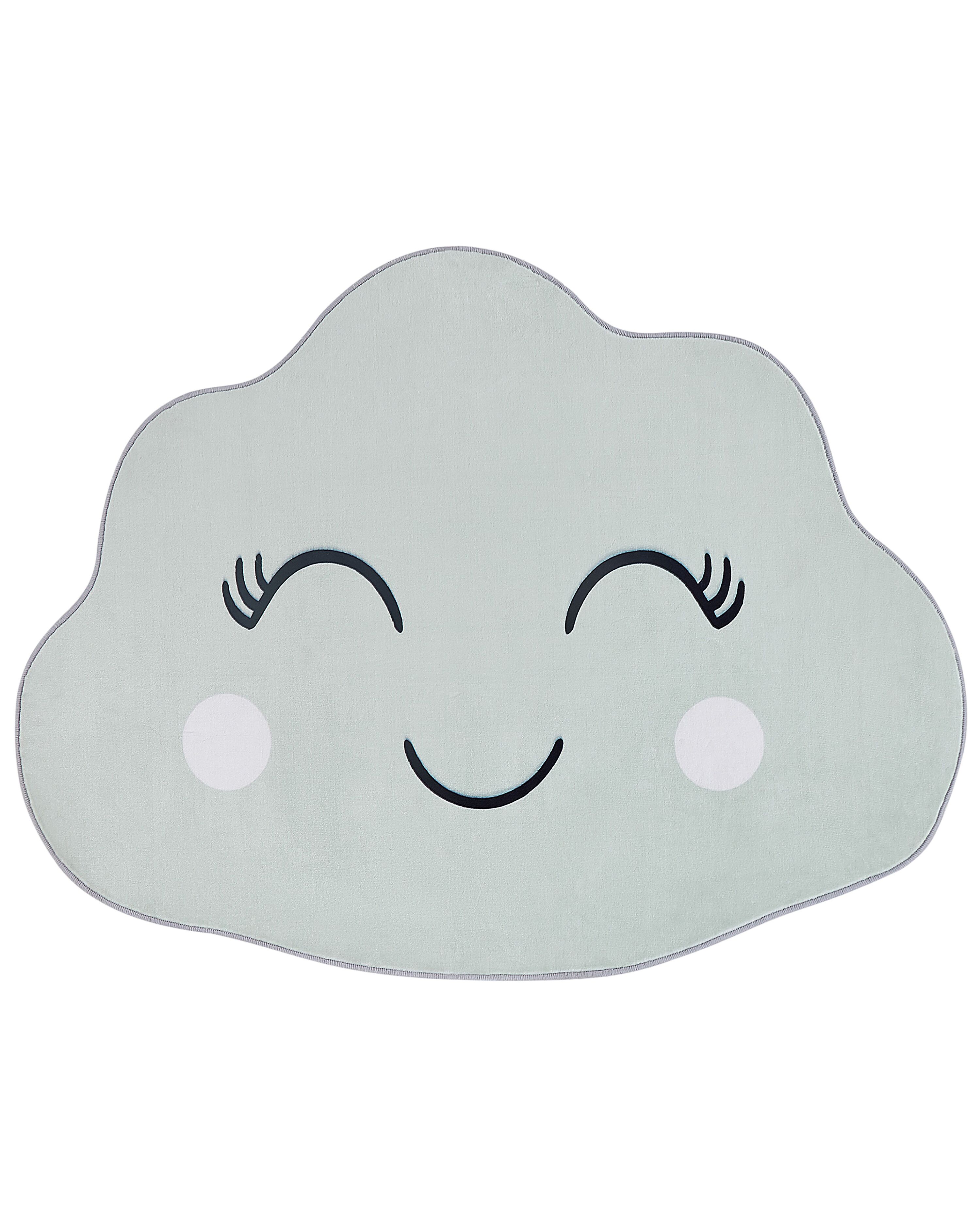 Kids Rug CUMULUS Mint Green 90 x 120 cm