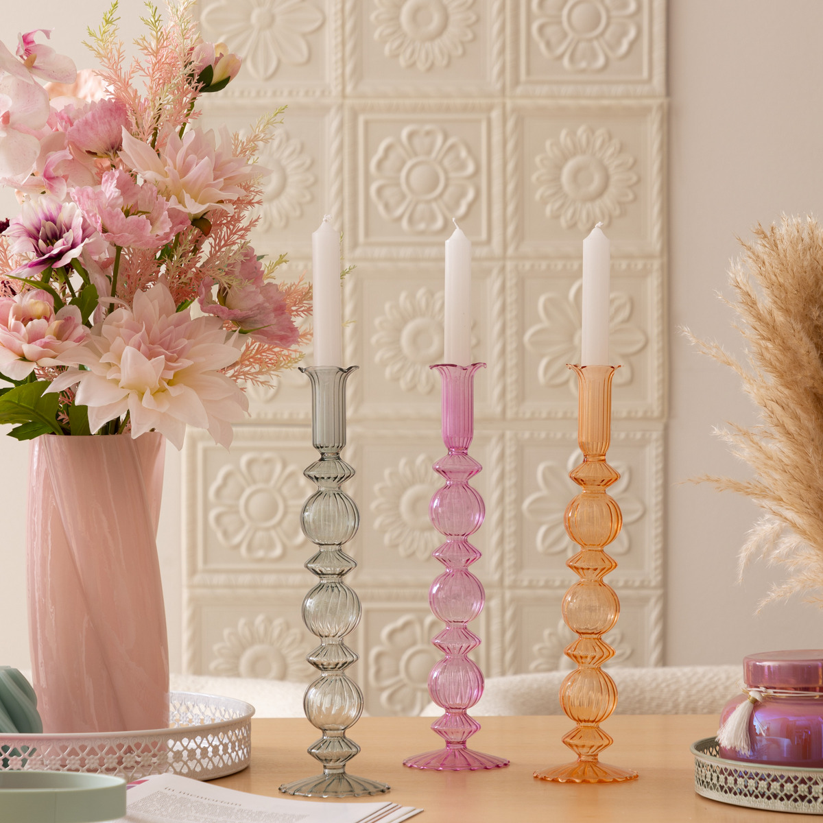 Candle holder "Pila" H. 30.5 cm